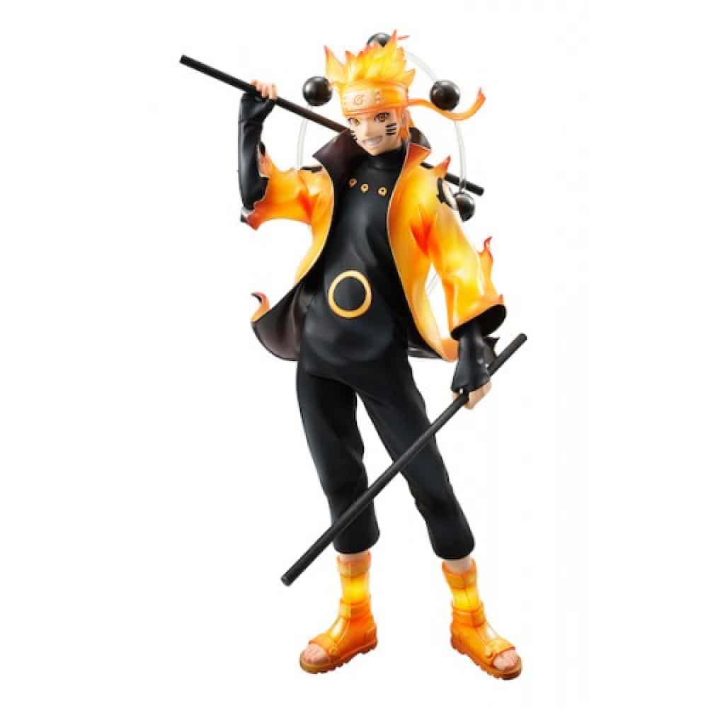 Figurine Uzumaki Naruto, en mode Rikudo Sennin pour cette magnifique oeuvre de MegaHouse