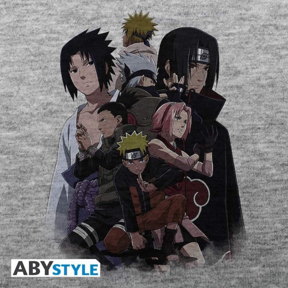 T shirt avec Naruto Sasuke Itachi Kakashi Sakura par ABYstyle