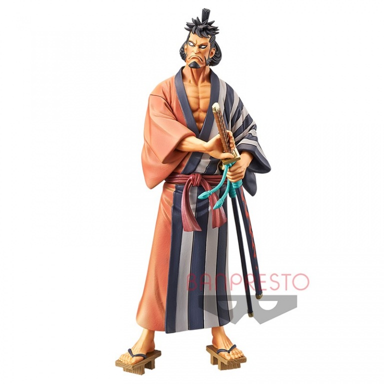 figurine le renard de feu kinemon samourai du pay de wa par le fabricant banpresto